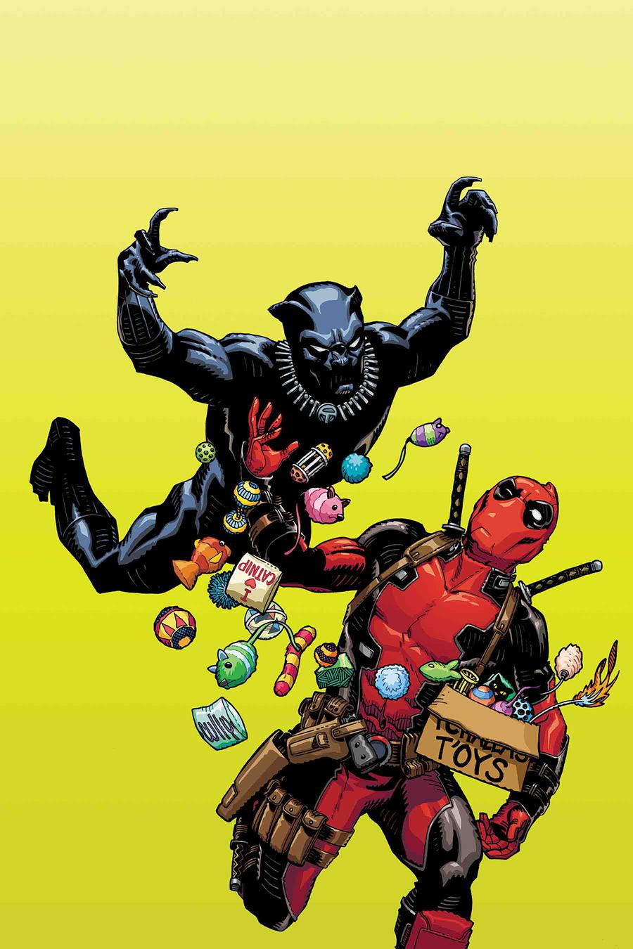 Black Panther vs Deadpool #1 Cover B Variant Cully Hamner Cover