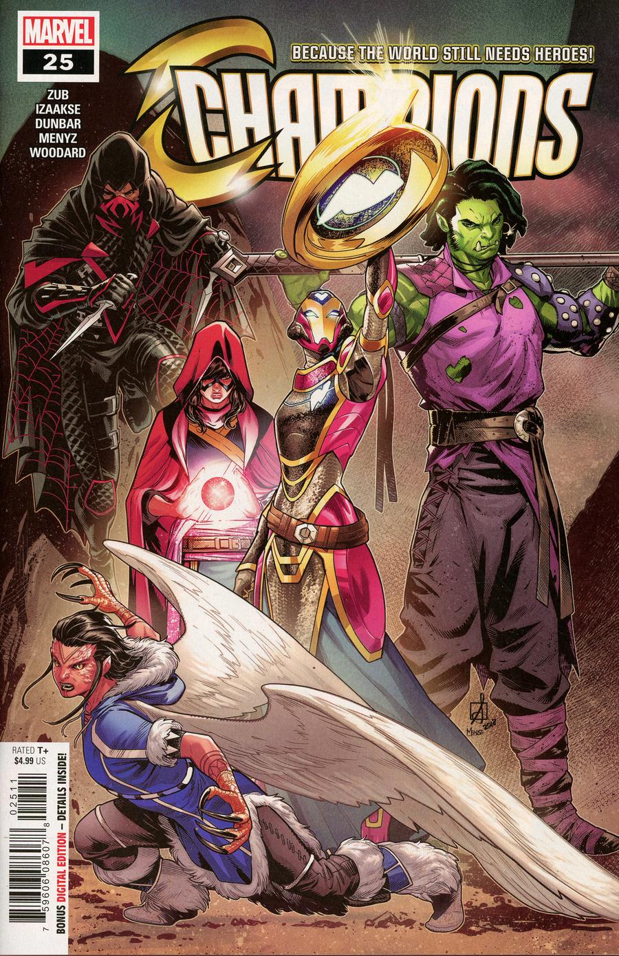 Champions (Marvel) Vol 2 #25 Cover A Regular Sean Izaakse Cover