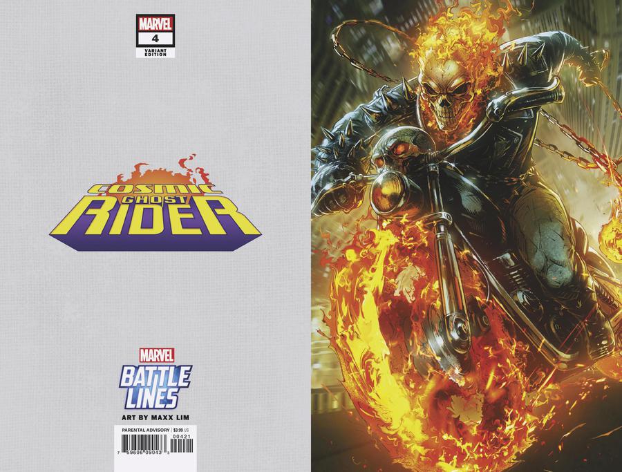 Cosmic Ghost Rider #4 Cover B Variant Maxx Lim Marvel Battle Lines Cover