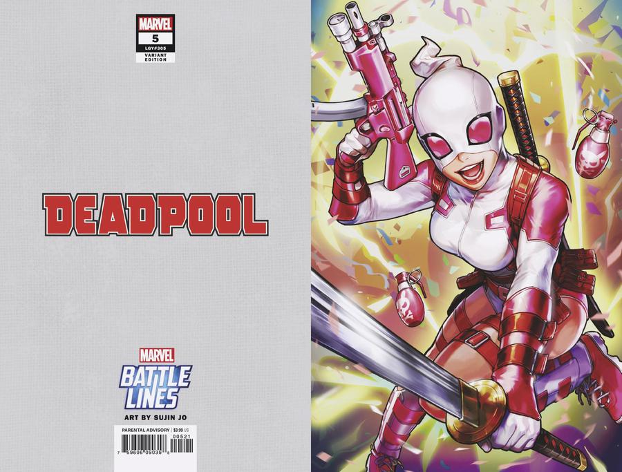 Deadpool Vol 6 #5 Cover B Variant Sujin Jo Marvel Battle Lines Cover