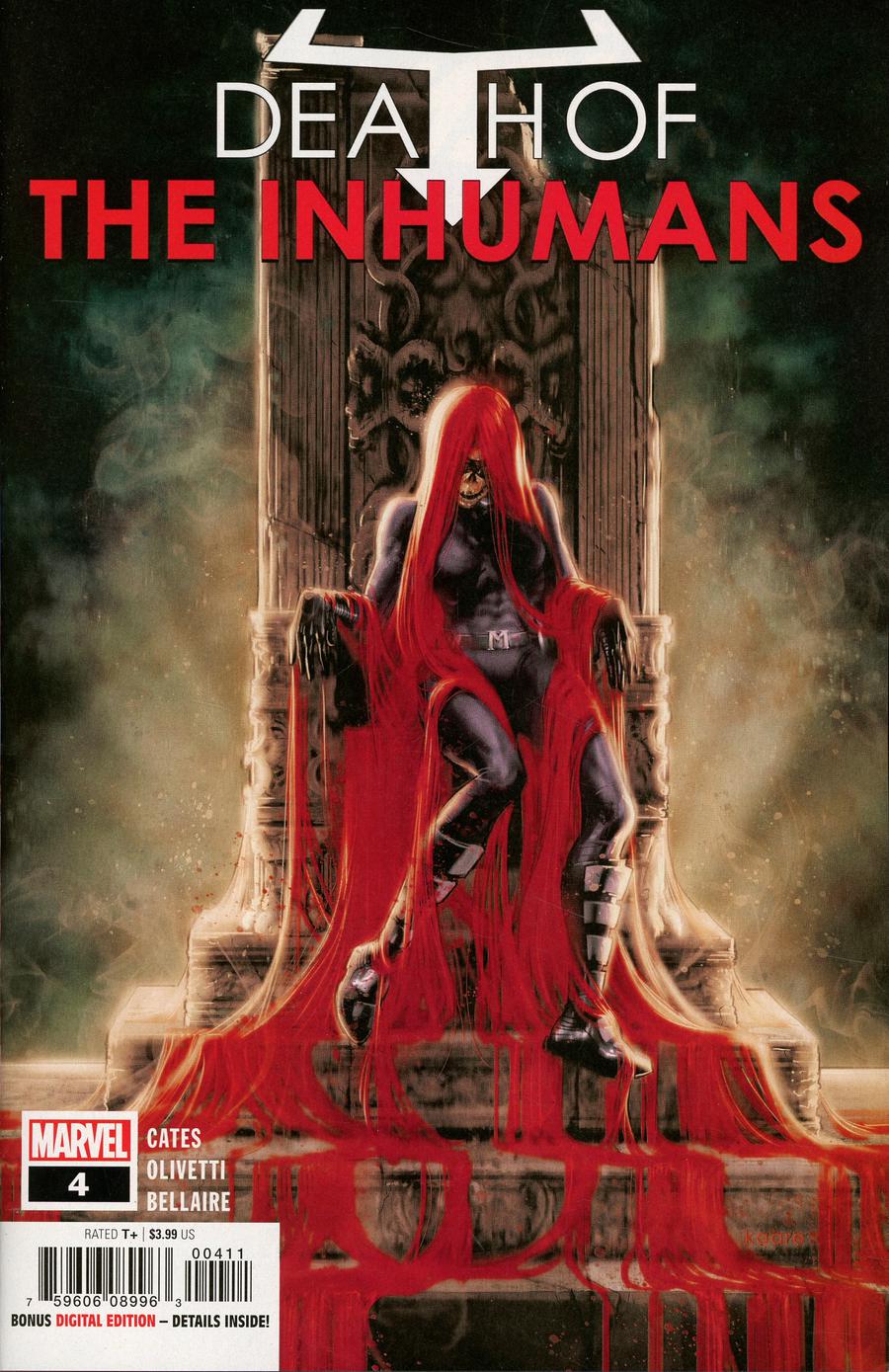 Death Of The Inhumans #4 Cover A Regular Kaare Andrews Cover