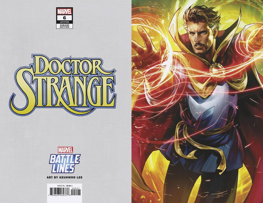 Doctor Strange Vol 5 #6 Cover B Variant Keunwoo Lee Marvel Battle Lines Cover