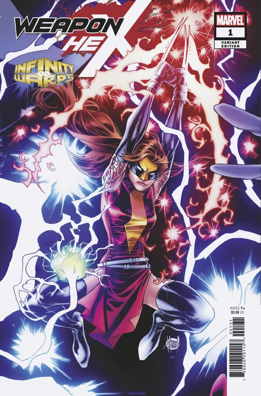 Infinity Wars Weapon Hex #1 Cover B Variant Adam Kubert Connecting Cover