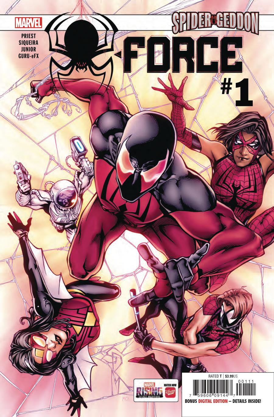 Spider-Force #1 Cover A Regular Shane Davis Cover (Spider-Geddon Tie-In)