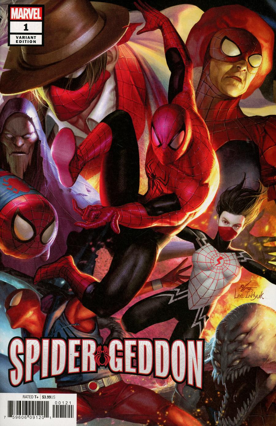 Spider-Geddon #1 Cover B Variant In-Hyuk Lee Connecting Cover (1 Of 5)