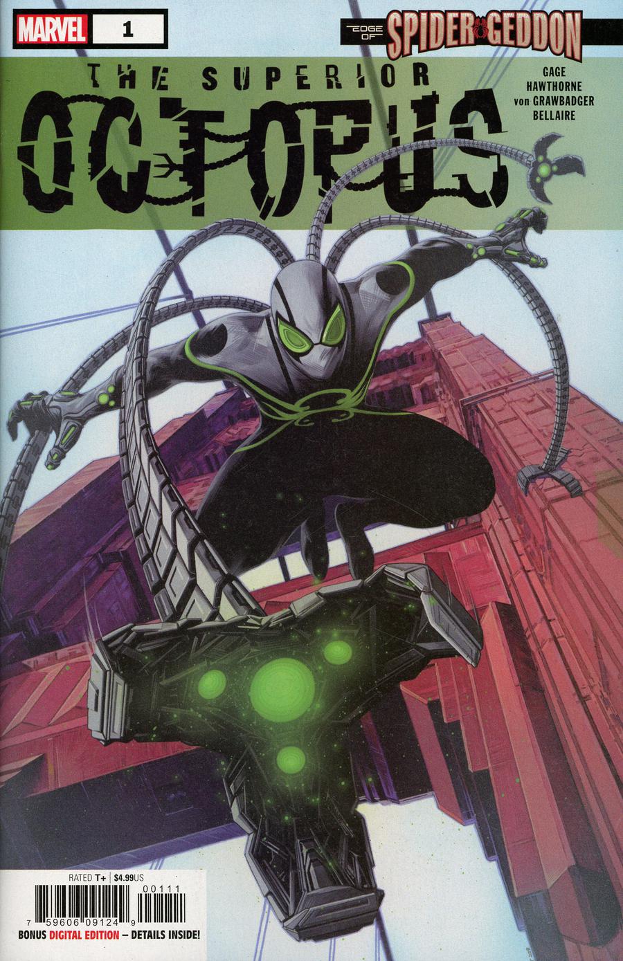 Superior Octopus #1 Cover A Regular Travis Charest Cover (Spider-Geddon Tie-In)