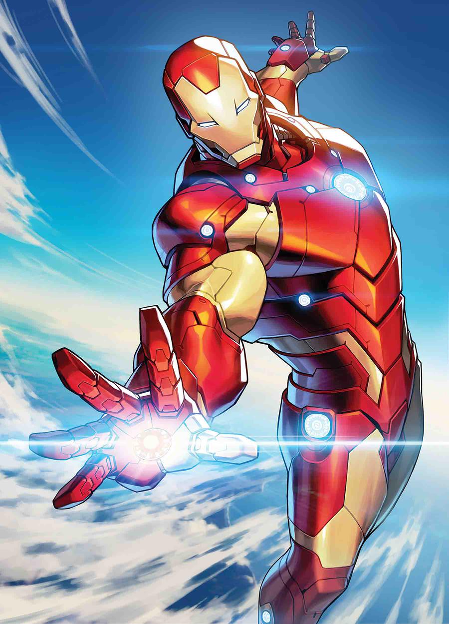 Tony Stark Iron Man #5 Cover B Variant Jong-Ju Kim Marvel Battle Lines Cover