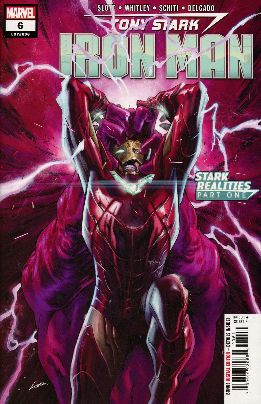 Tony Stark Iron Man #6 Cover A Regular Alexander Lozano Cover