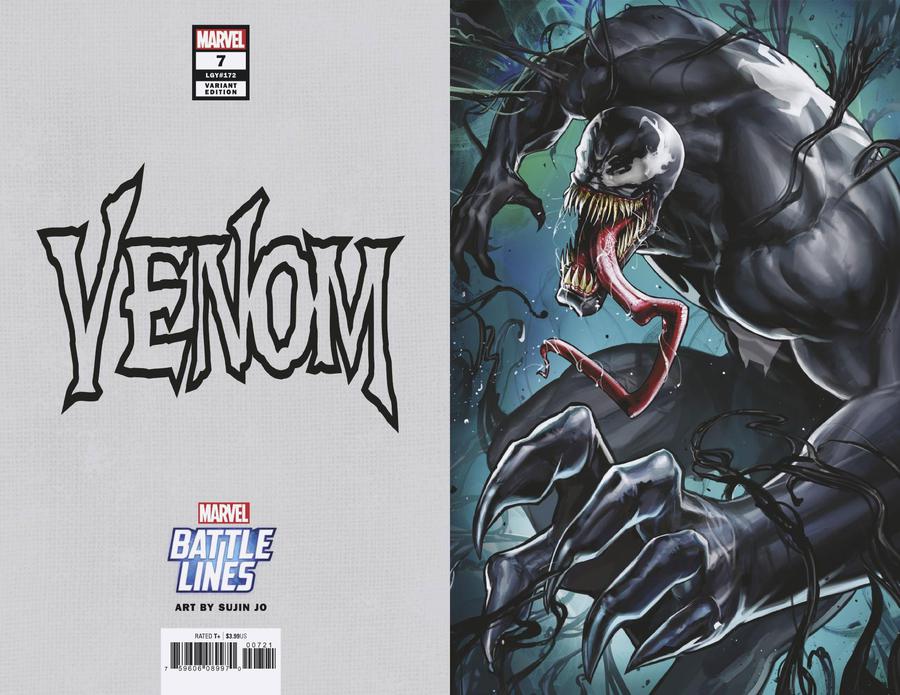 Venom Vol 4 #7 Cover B Variant Sujin Jo Marvel Battle Lines Cover