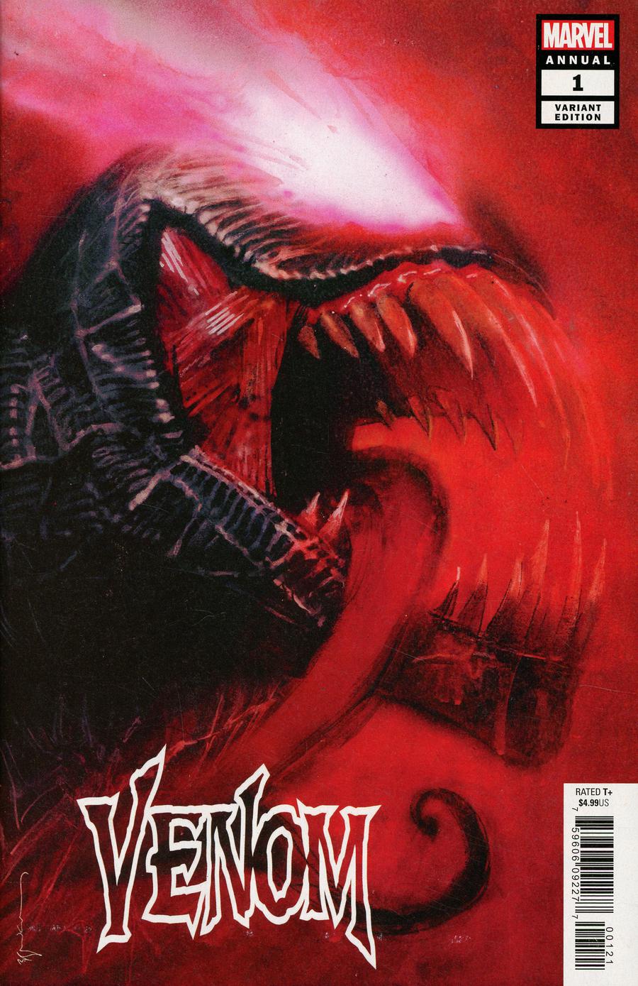 Venom Vol 4 Annual #1 2018 Cover B Variant Bill Sienkiewicz Cover