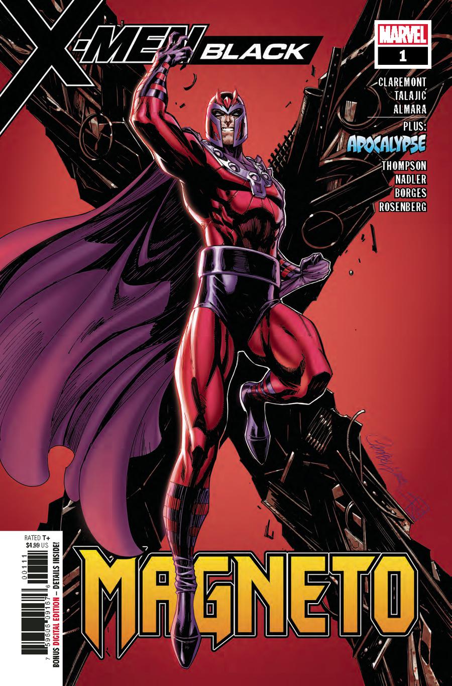 X-Men Black Magneto #1 Cover A 1st Ptg Regular J Scott Campbell Cover