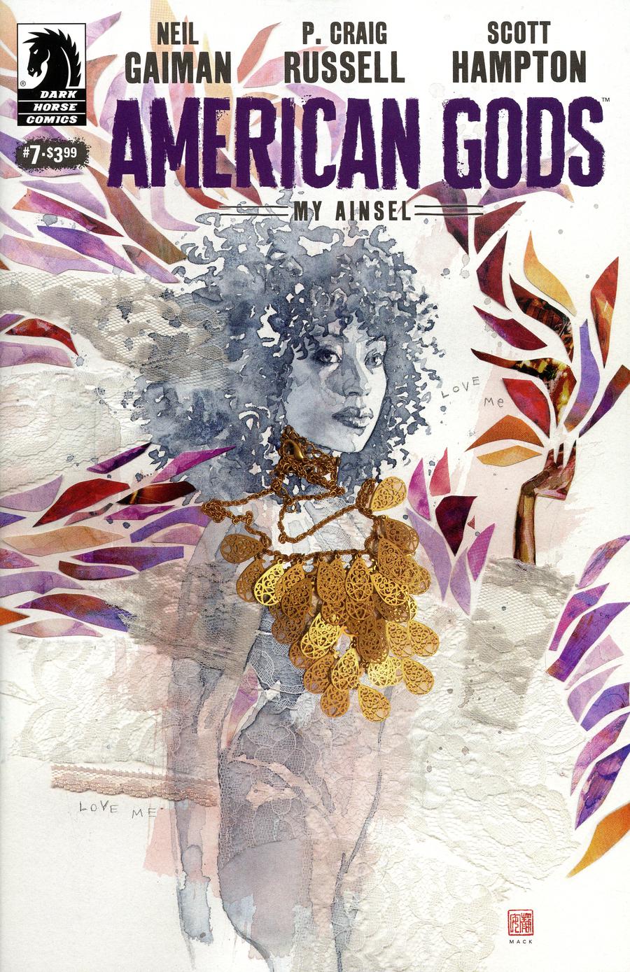 American Gods My Ainsel #7 Cover B Variant David Mack Cover