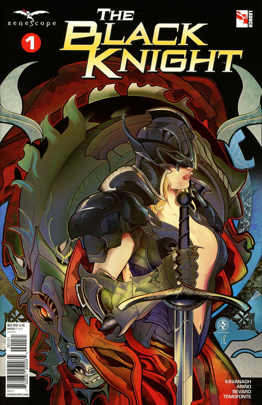 Grimm Fairy Tales Presents Black Knight #1 Cover E Leonardo Colapietro