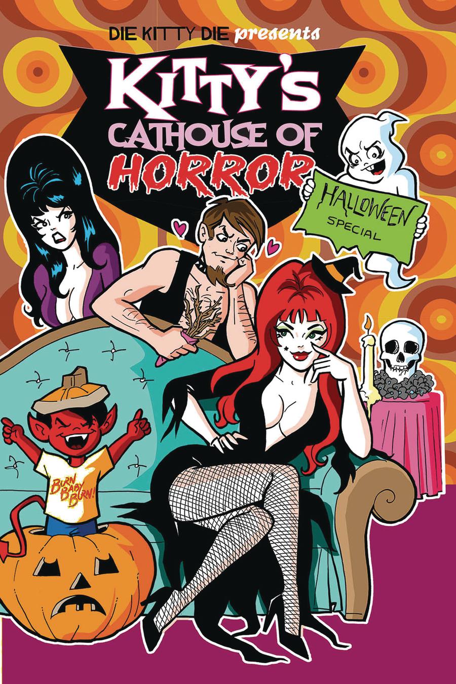 Die Kitty Die Cathouse Of Horror Halloween Special #1 Cover A Regular Dan Parent Cover