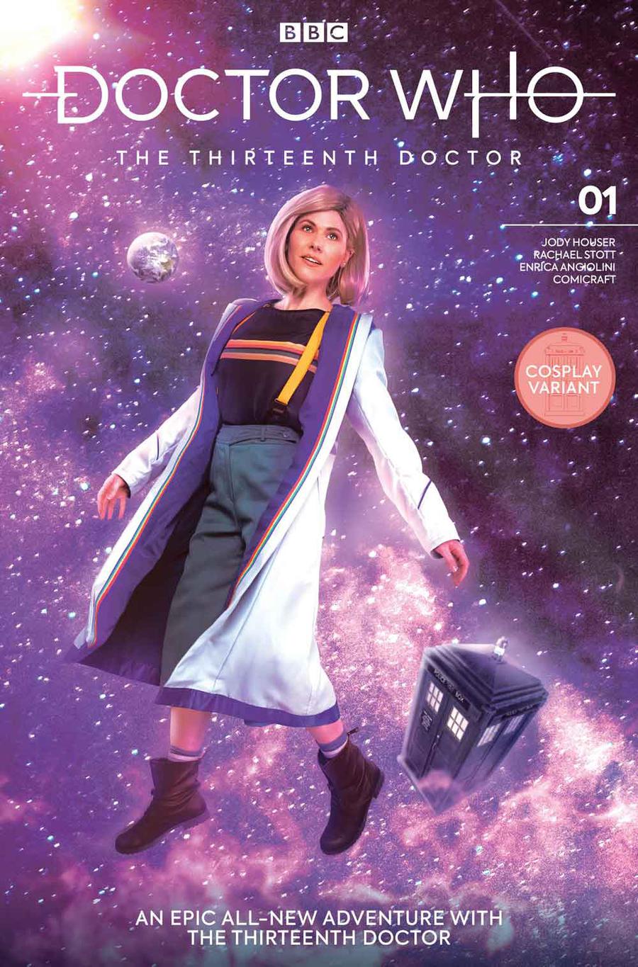 Doctor Who 13th Doctor #1 Cover K Variant Athena Stamos Cosplay Cover