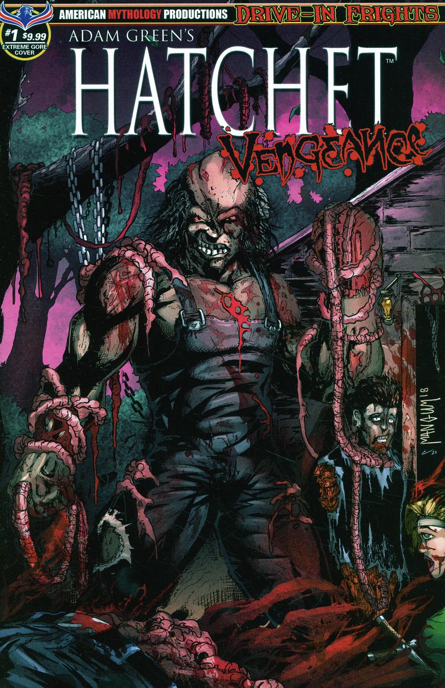 Adam Greens Hatchet Vengeance #1 Cover E Limited Edition Andrew Mangum Extreme Gore Cover