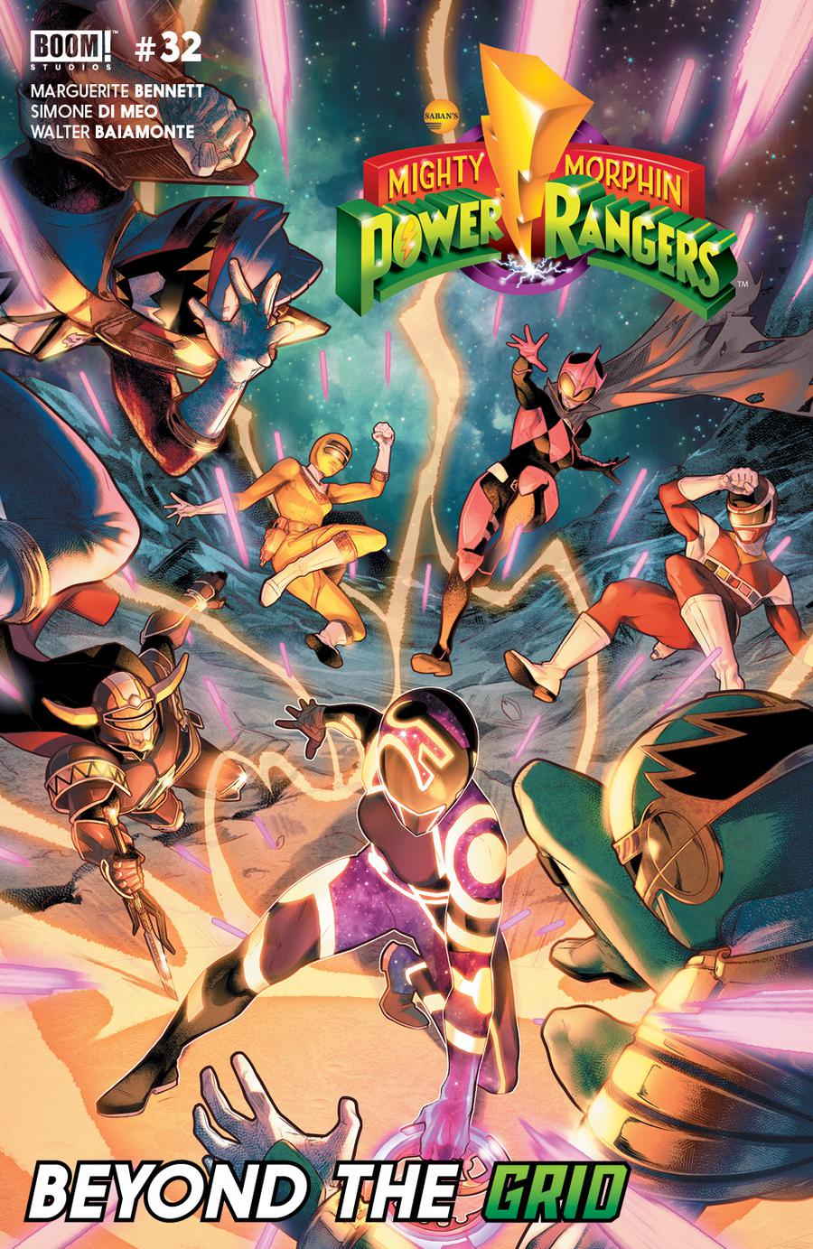 Mighty Morphin Power Rangers (BOOM Studios) #32 Cover A Regular Jamal Campbell Cover (Shattered Grid Epilogue)