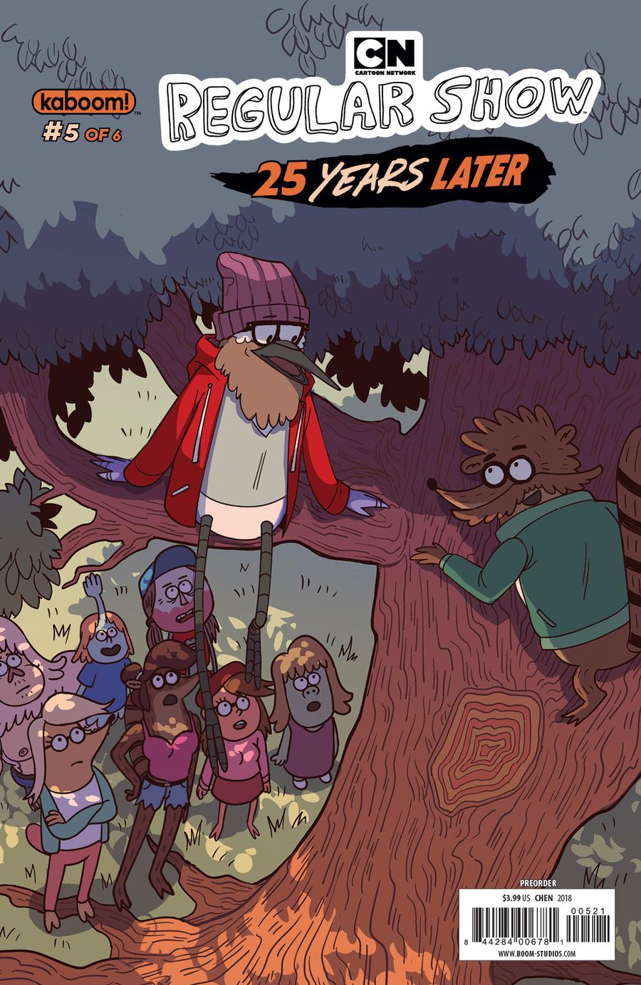 Regular Show 25 Years Later #5 Cover B Variant Ling Chen Subscription Cover