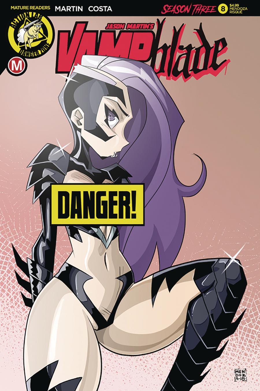 Vampblade Season 3 #8 Cover F Variant Dan Mendoza Risque Cover