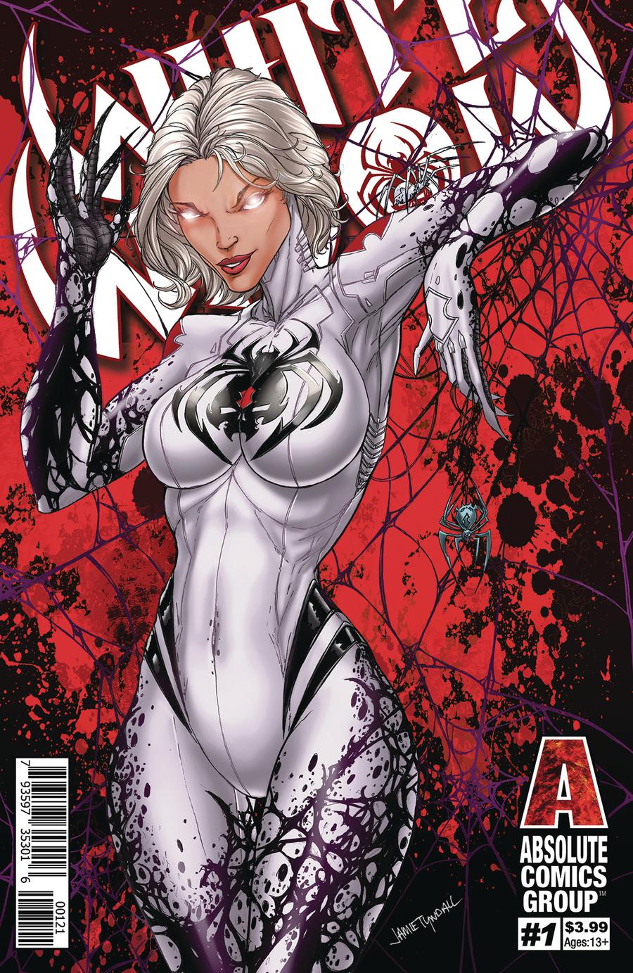 White Widow (Absolute Comics Group) #1 Cover B Variant Jamie Tyndall Red Foil Cover