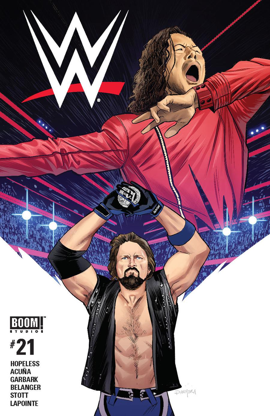 WWE #21 Cover A Regular Dan Mora Cover