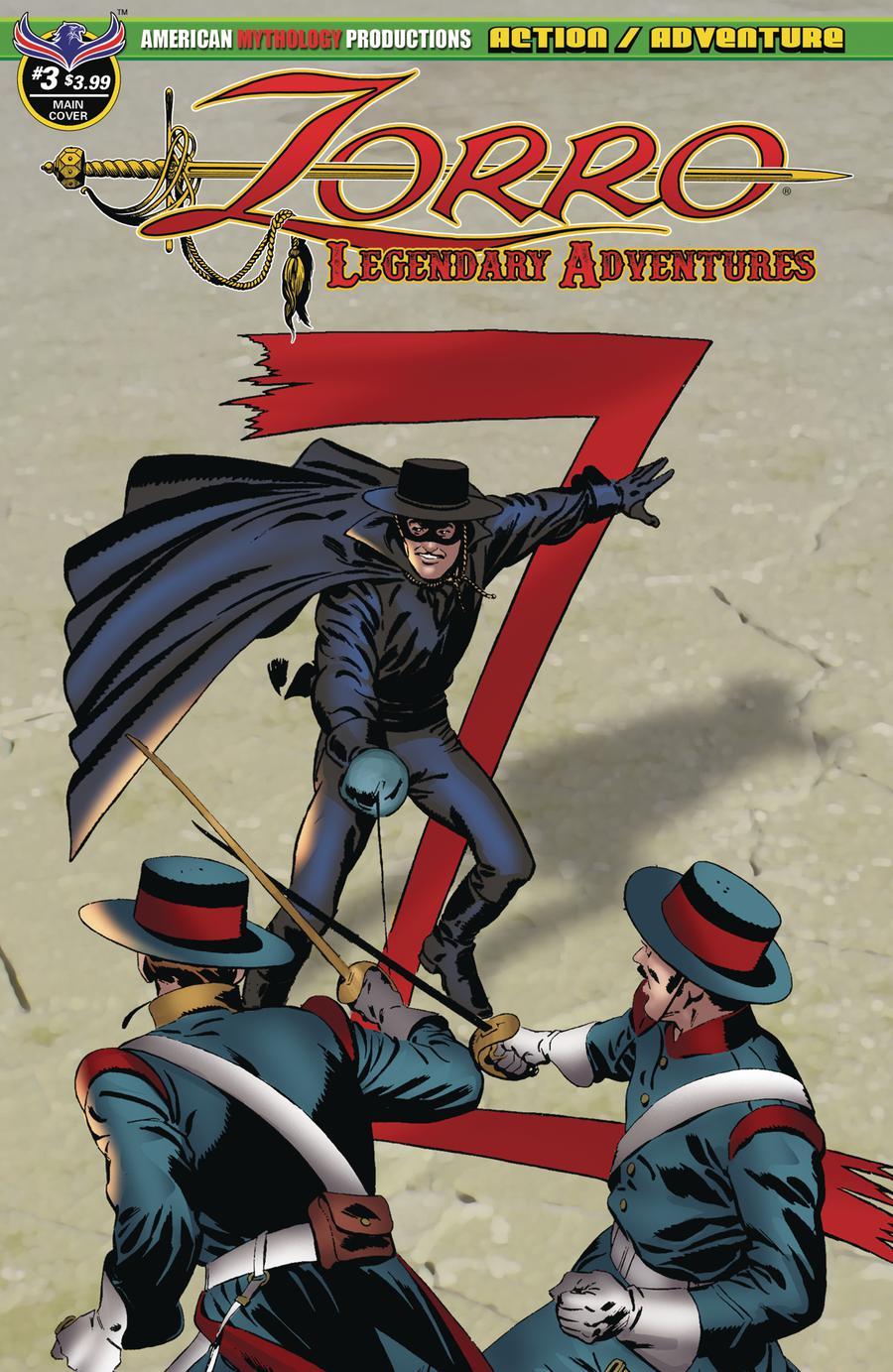 Zorro Legendary Adventures #3 Cover A Regular Francisco Cueto Cover