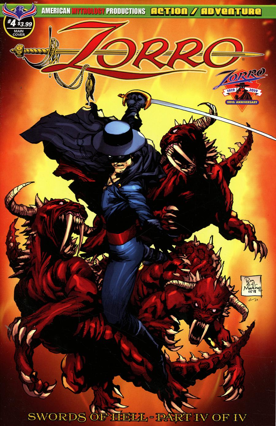 Zorro Swords Of Hell #4 Cover A Regular Roy Allen Martinez Cover