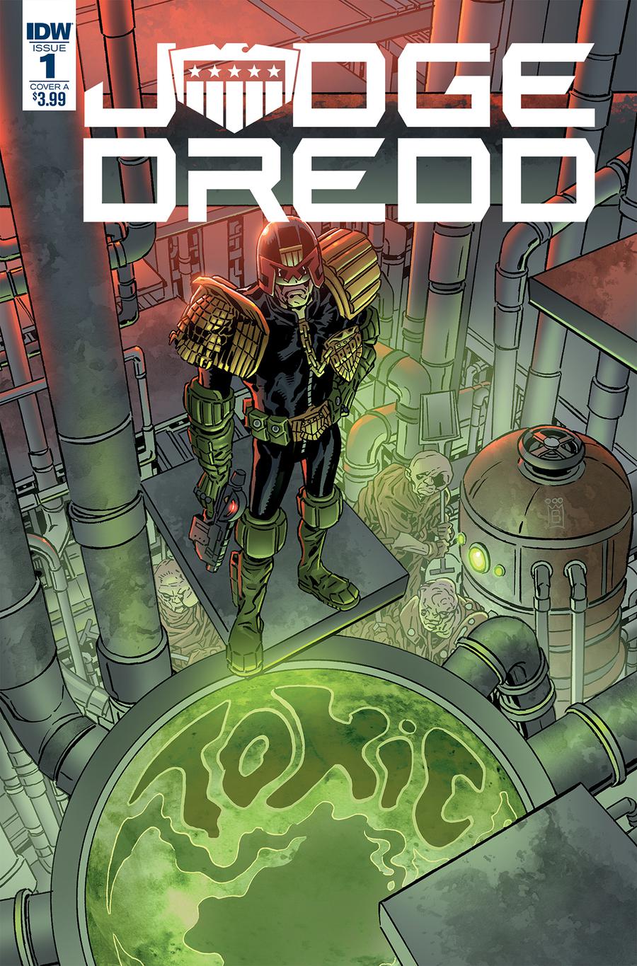 Judge Dredd Toxic #1 Cover A Regular Mark Buckingham Cover