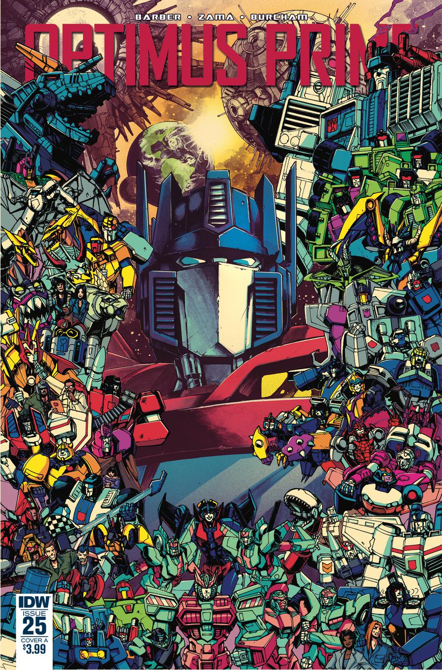 Optimus Prime #25 Cover A Regular Kei Zama Cover