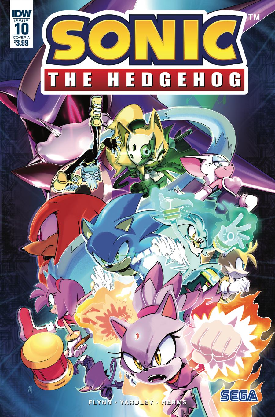 Sonic The Hedgehog Vol 3 #10 Cover A Regular Adam Bryce Thomas Cover
