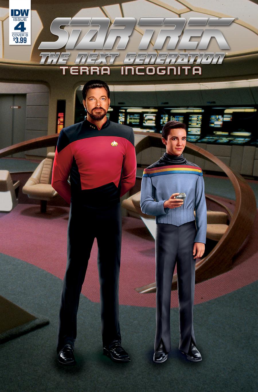 Star Trek The Next Generation Terra Incognita #4 Cover B Variant Photo Cover