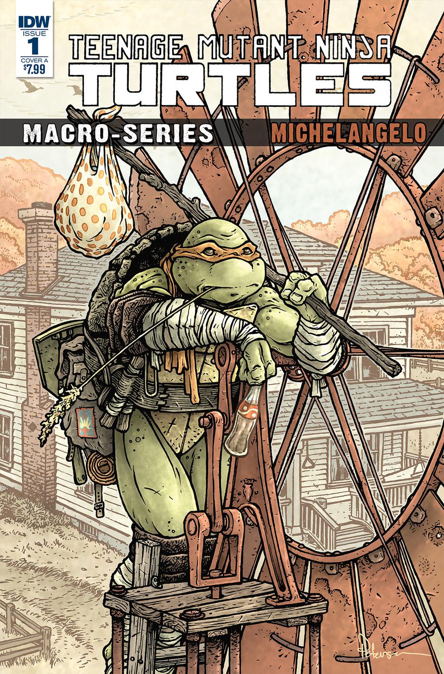 Teenage Mutant Ninja Turtles Macro-Series Michelangelo Cover A Regular David Petersen Cover