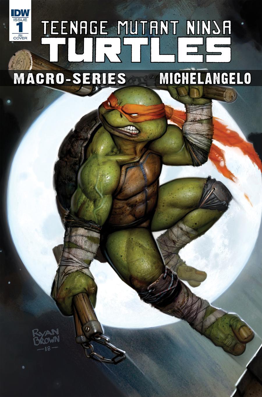 Teenage Mutant Ninja Turtles Macro-Series Michelangelo Cover B Variant Ryan Brown Cover