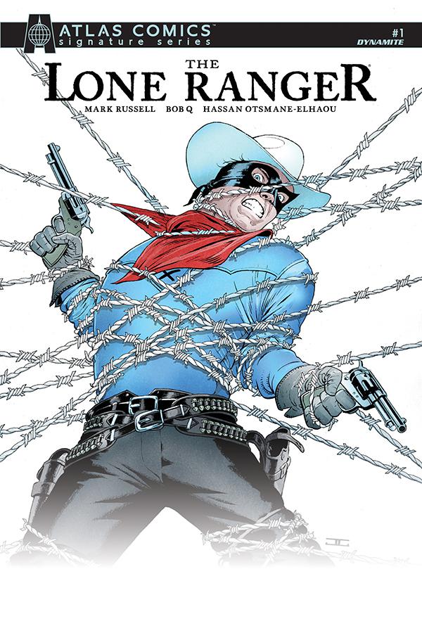 Lone Ranger Vol 6 #1 Cover I Atlas Comics Signature Series Signed By Mark Russell