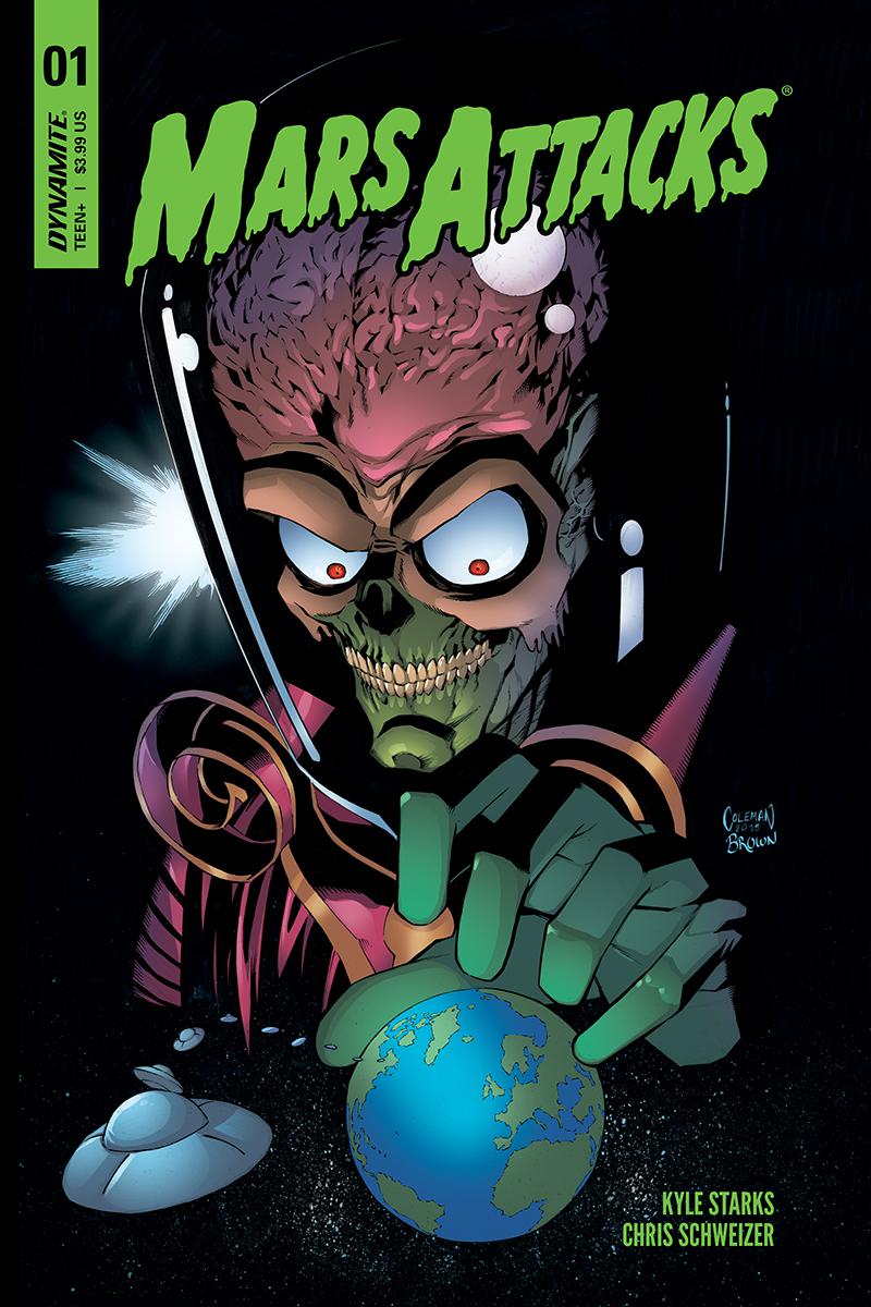 Mars Attacks Vol 4 #1 Cover B Variant Ruairi Coleman Cover