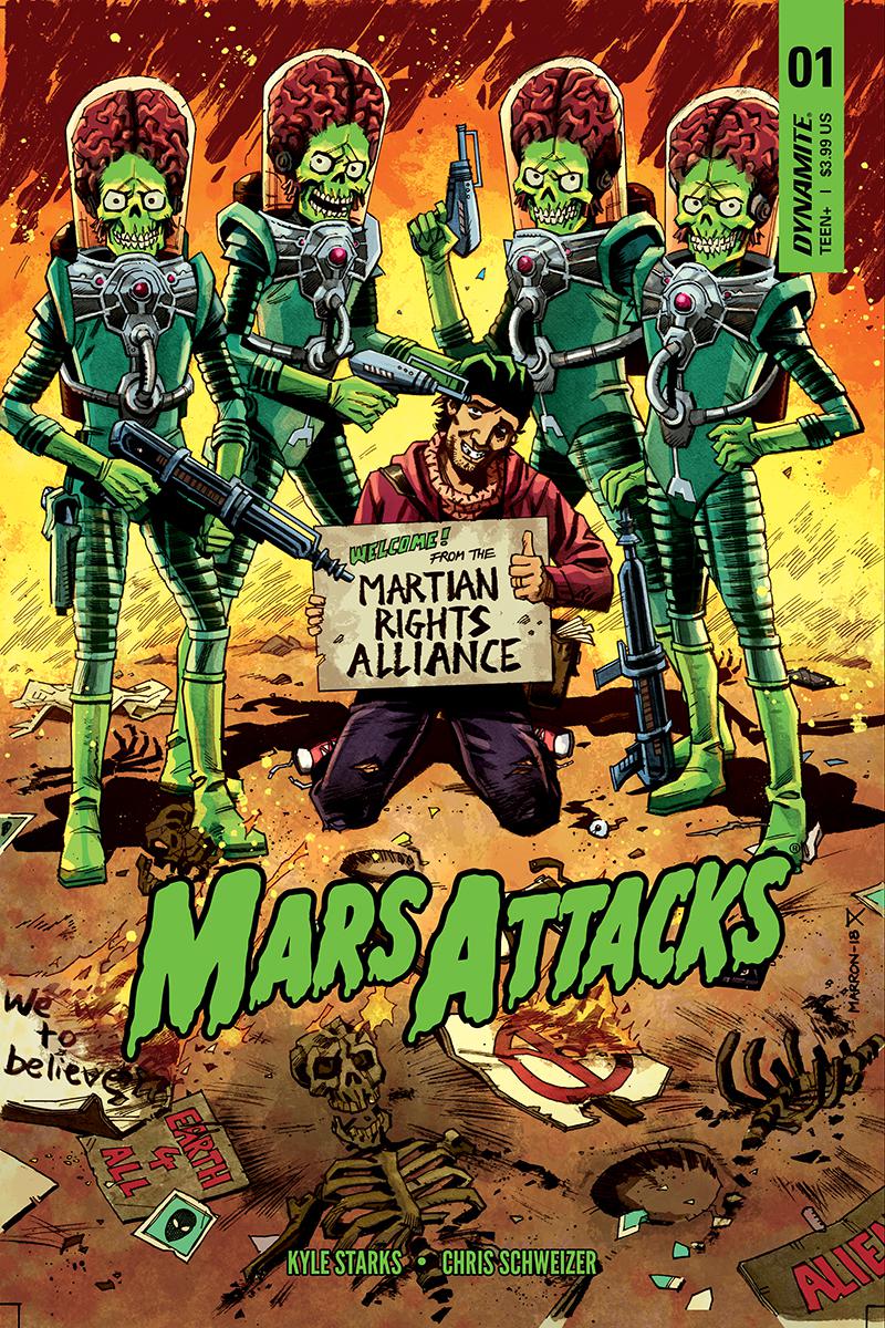 Mars Attacks Vol 4 #1 Cover C Variant Eoin Marron Cover