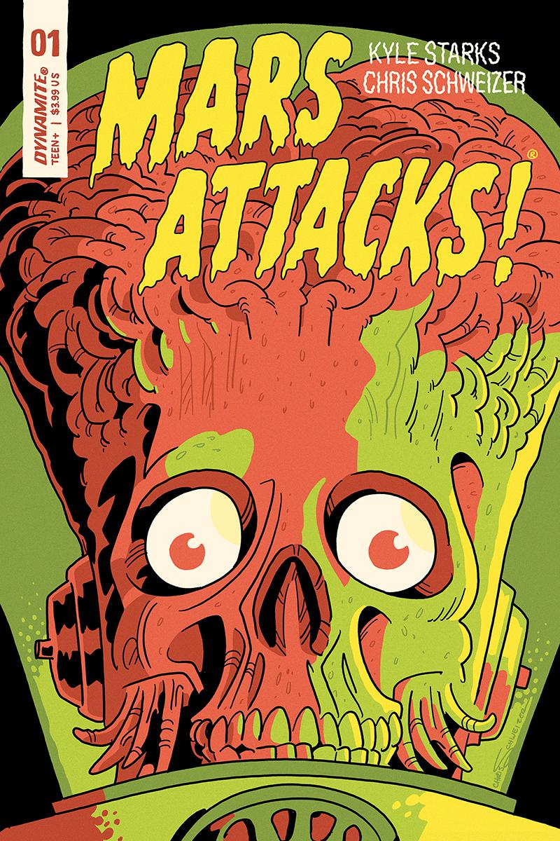 Mars Attacks Vol 4 #1 Cover E Variant Chris Schweizer Subscription Cover