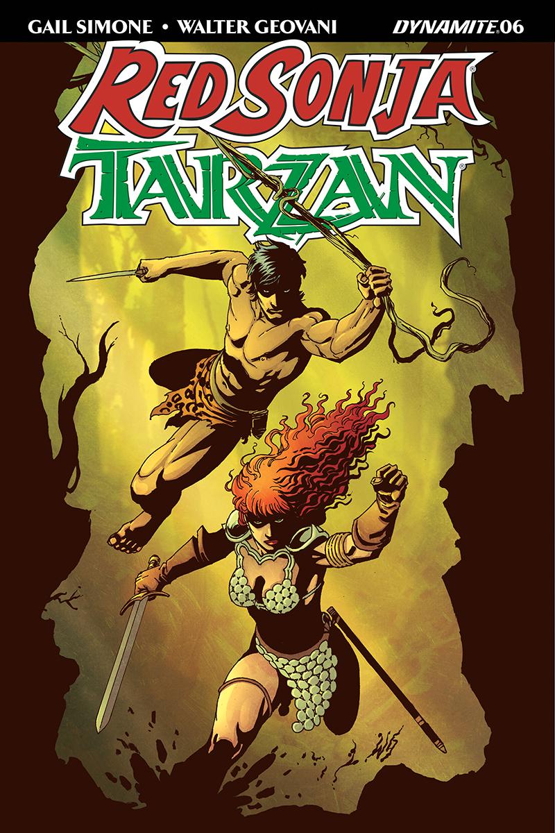 Red Sonja Tarzan #6 Cover A Regular Walter Geovani Cover