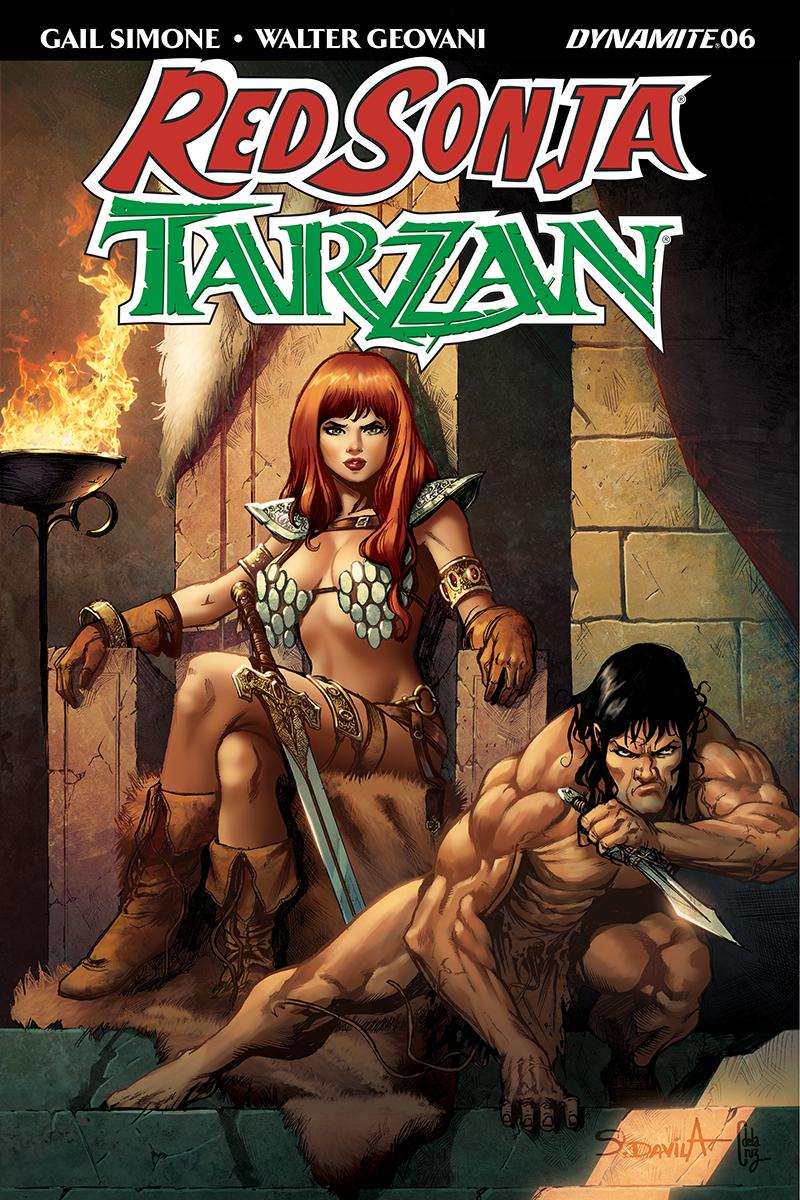 Red Sonja Tarzan #6 Cover B Variant Sergio Davila Cover