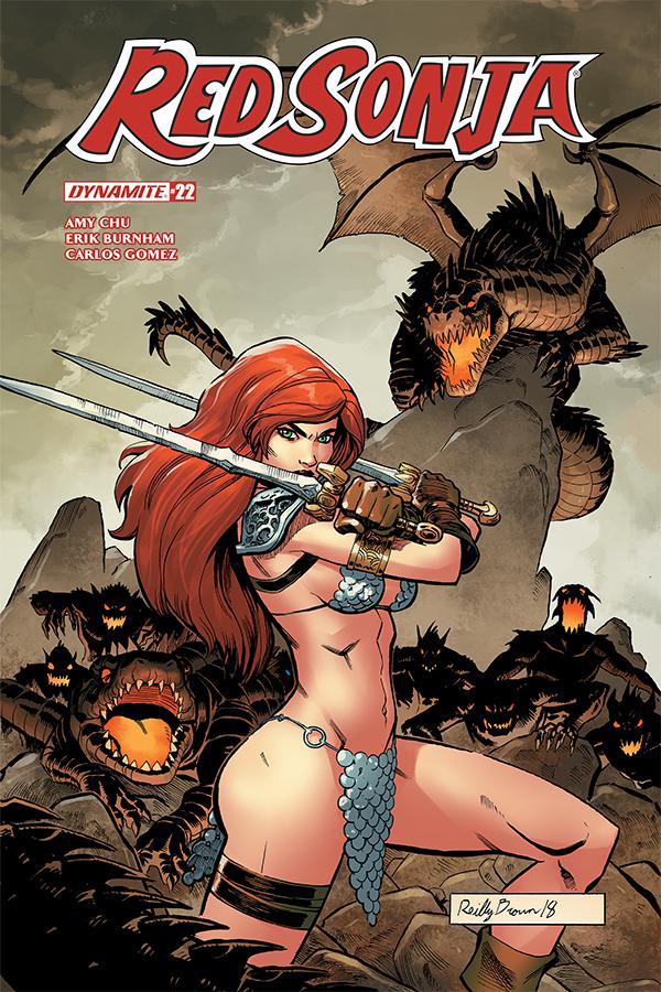 Red Sonja Vol 7 #22 Cover D Variant Reilly Brown Cover