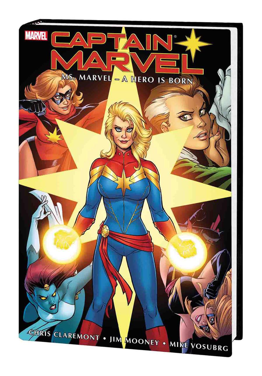 Captain Marvel Ms Marvel A Hero Is Born Omnibus HC Book Market Amanda Conner Cover