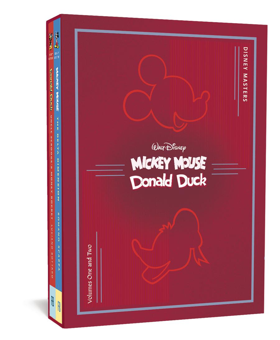Disney Masters Collectors Box Set 1 & 2 Romano Scarpa & Luciano Bottaro HC