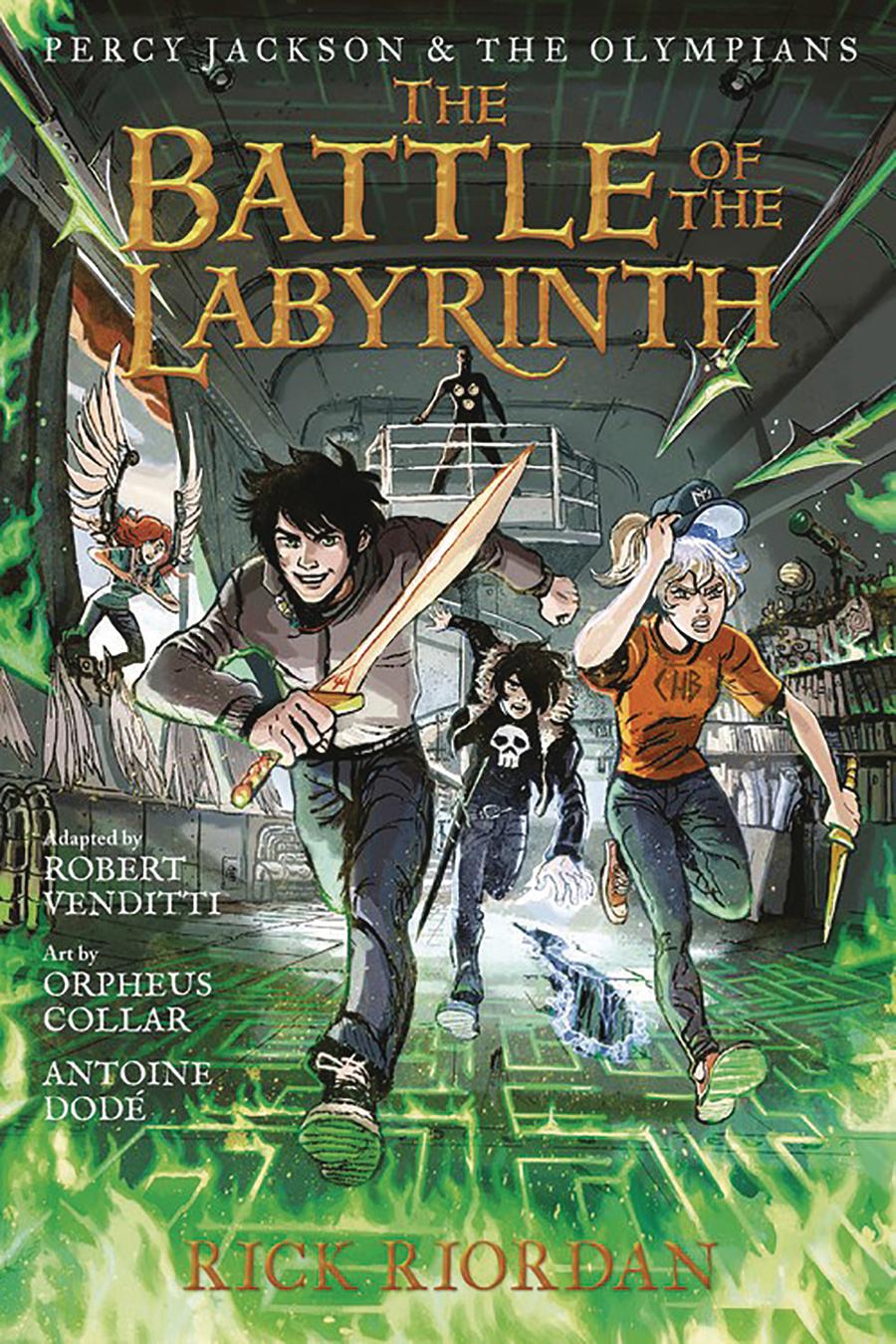 Percy Jackson And The Olympians Vol 4 Battle Of The Labyrinth HC