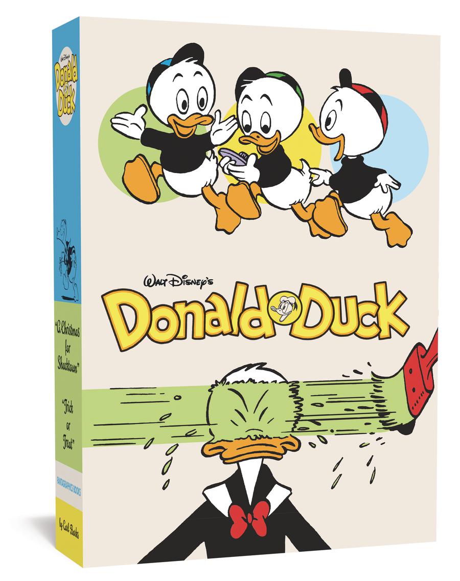 Walt Disneys Donald Duck A Christmas For Shacktown & Trick Or Treat Gift Box Set