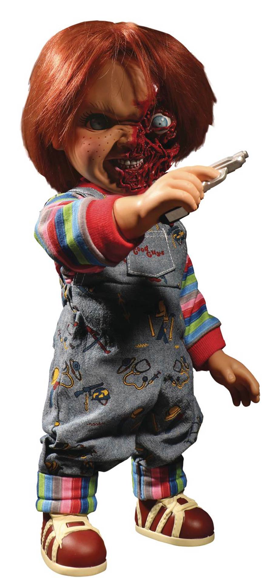 Childs Play Talking Pizza Face Chucky 15-Inch Mega Scale Figure