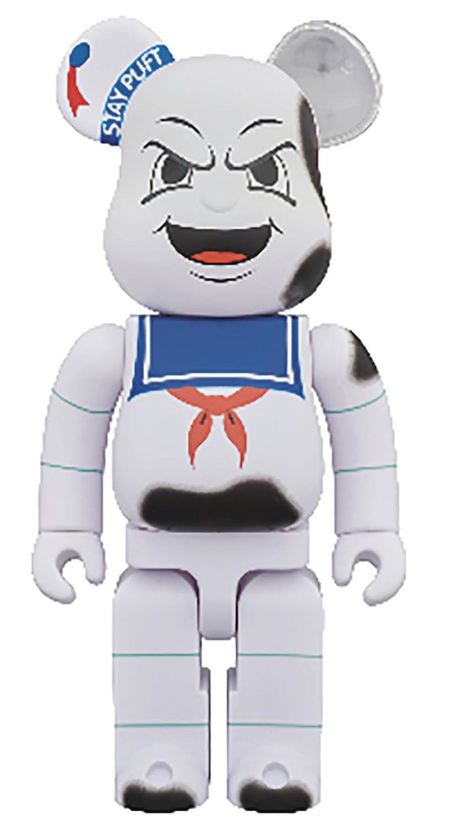Ghostbusters Stay Puft Marshmallow Man Angry Face 400 Percent Berbrick