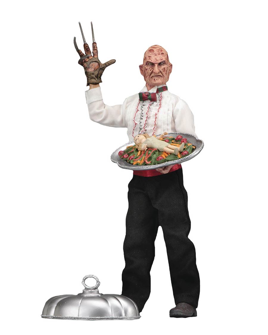 Nightmare On Elm Street Chef Freddy 8-Inch Retro Action Figure