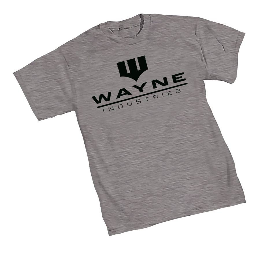Batman Wayne Industries Logo T-Shirt Large