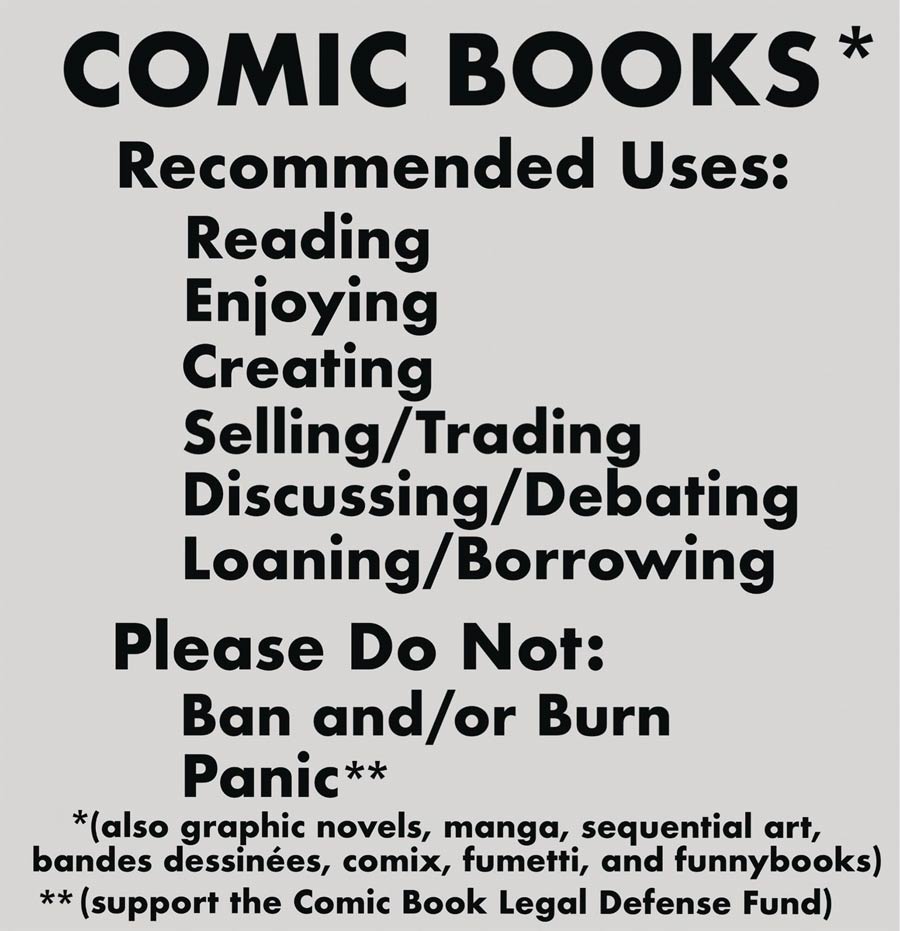 Comic Books Recommended Uses Gray T-Shirt Large