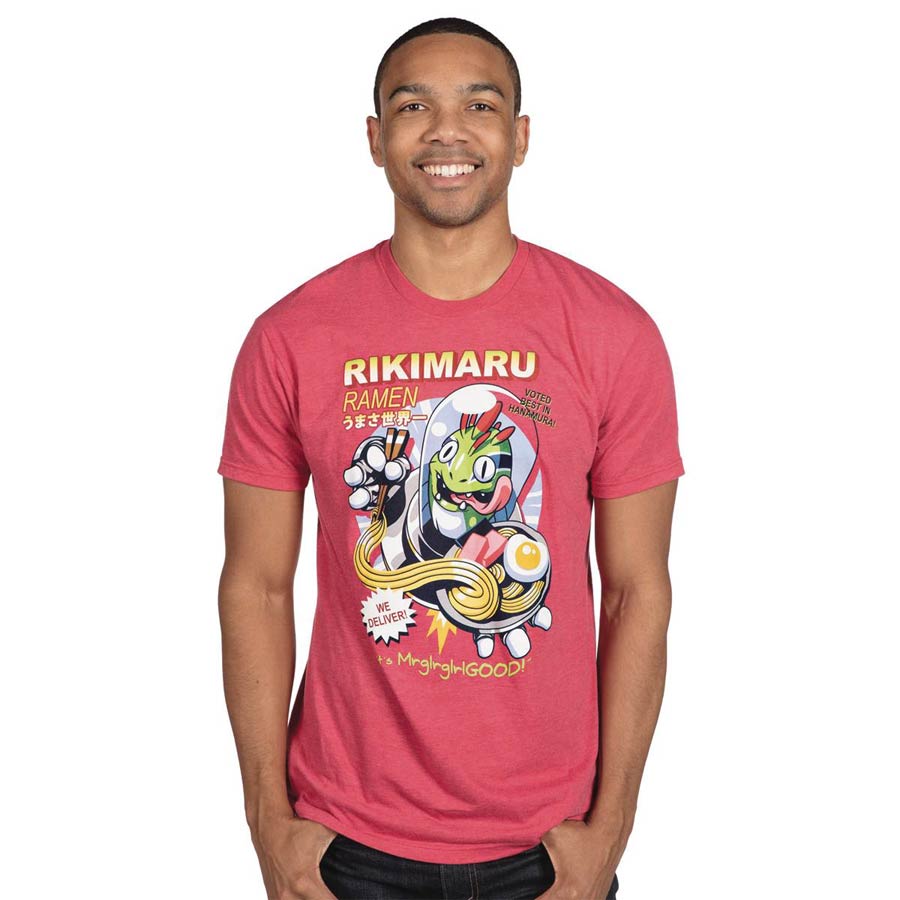 Overwatch Rikimaru Ramen Mens T-Shirt Large